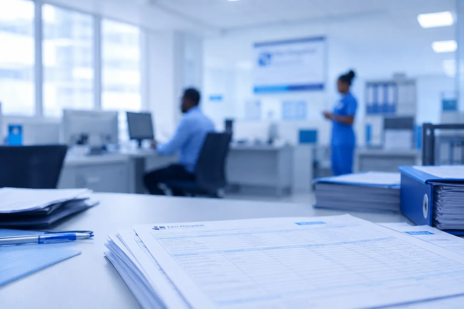 Hospital administrative background