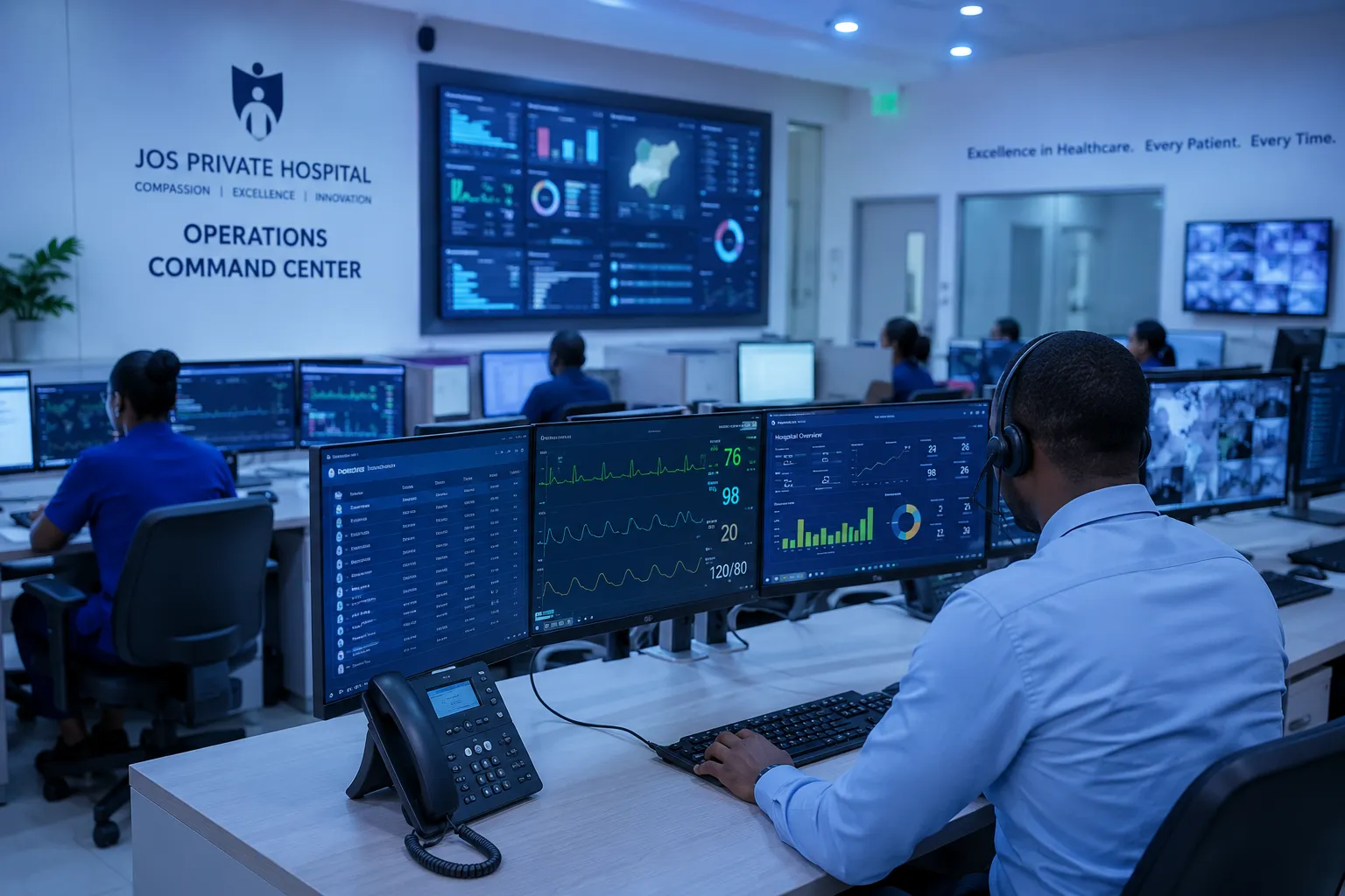 Hospital operations center